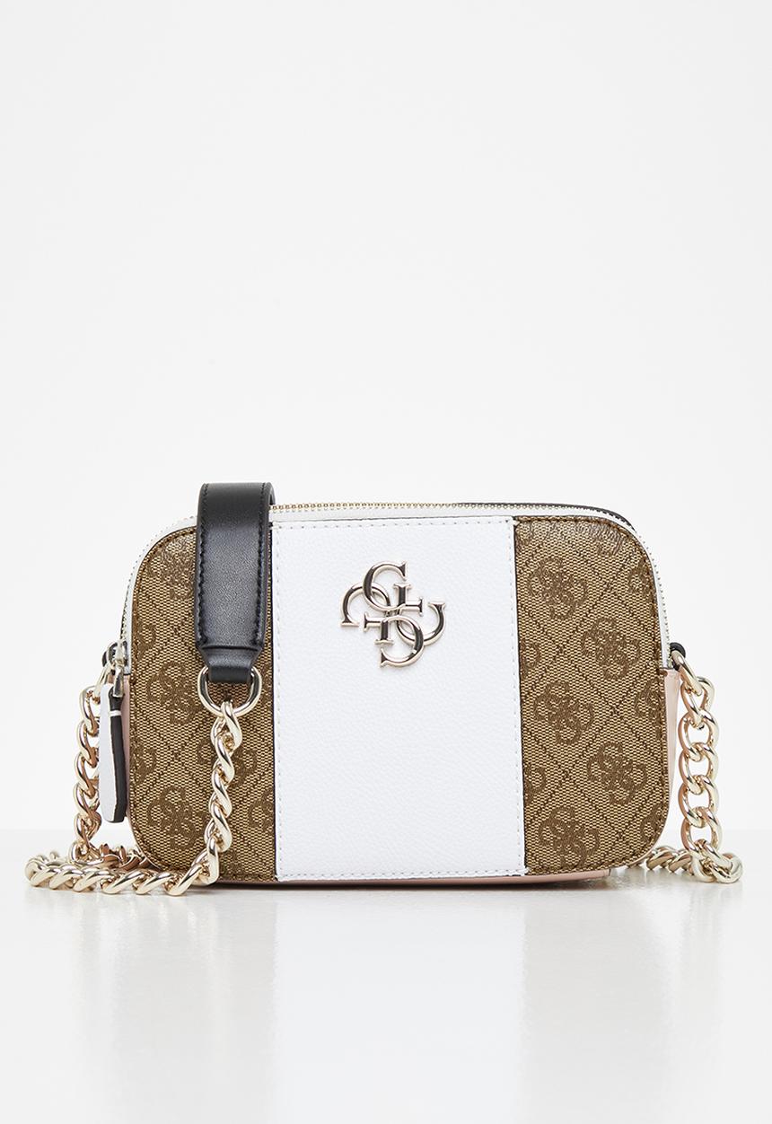 GUESS - Noelle crossbody camera - latte 