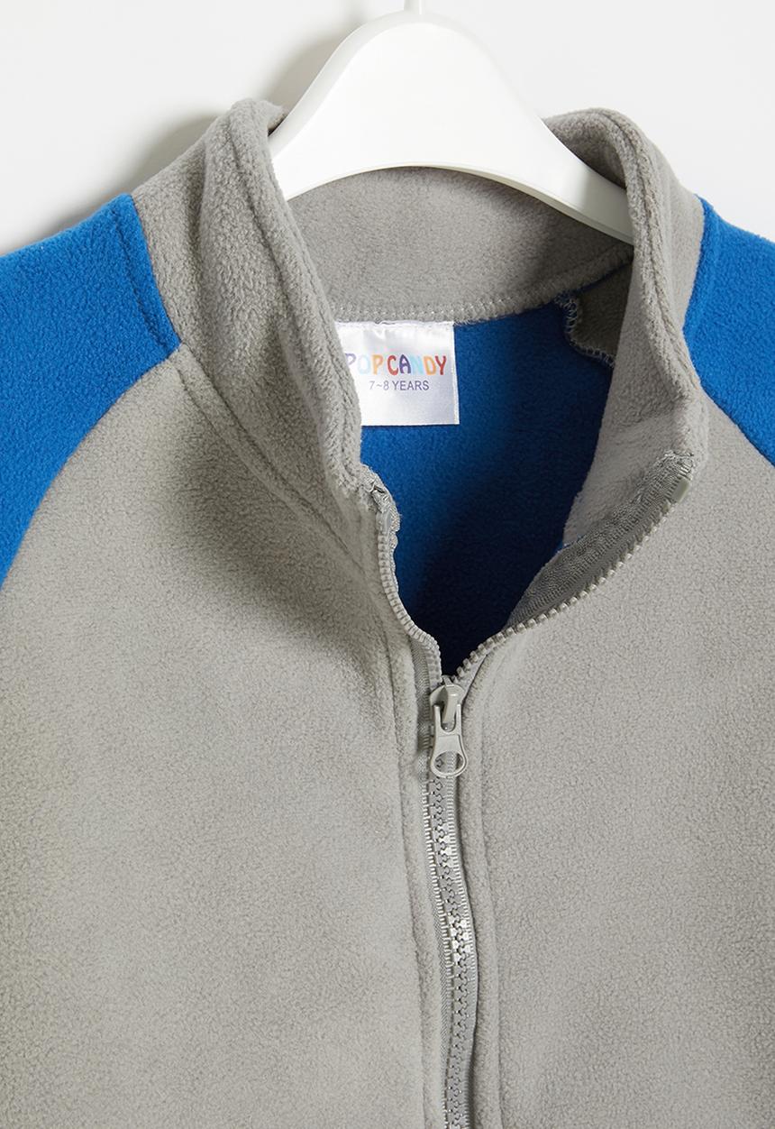 Pop Candy - Polar-fleece sweatshirt - grey/ blue