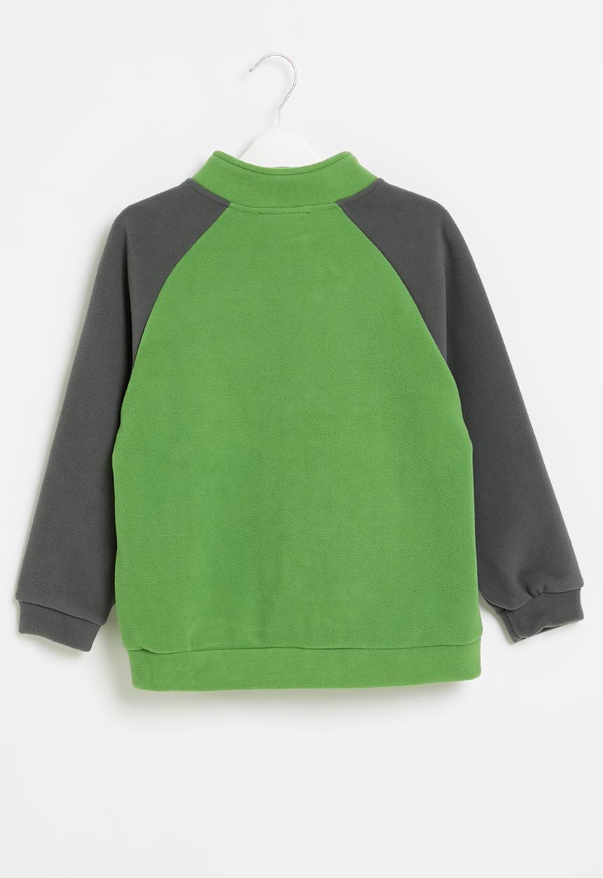 Pop Candy - Polar-fleece sweatshirt - green & grey