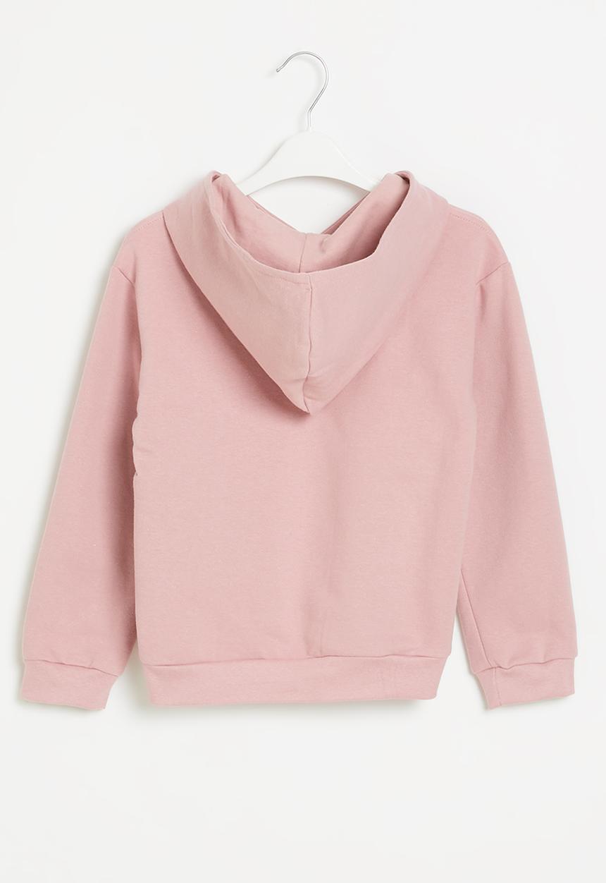 Pop Candy - Girls pullover hoodie - dusty rose