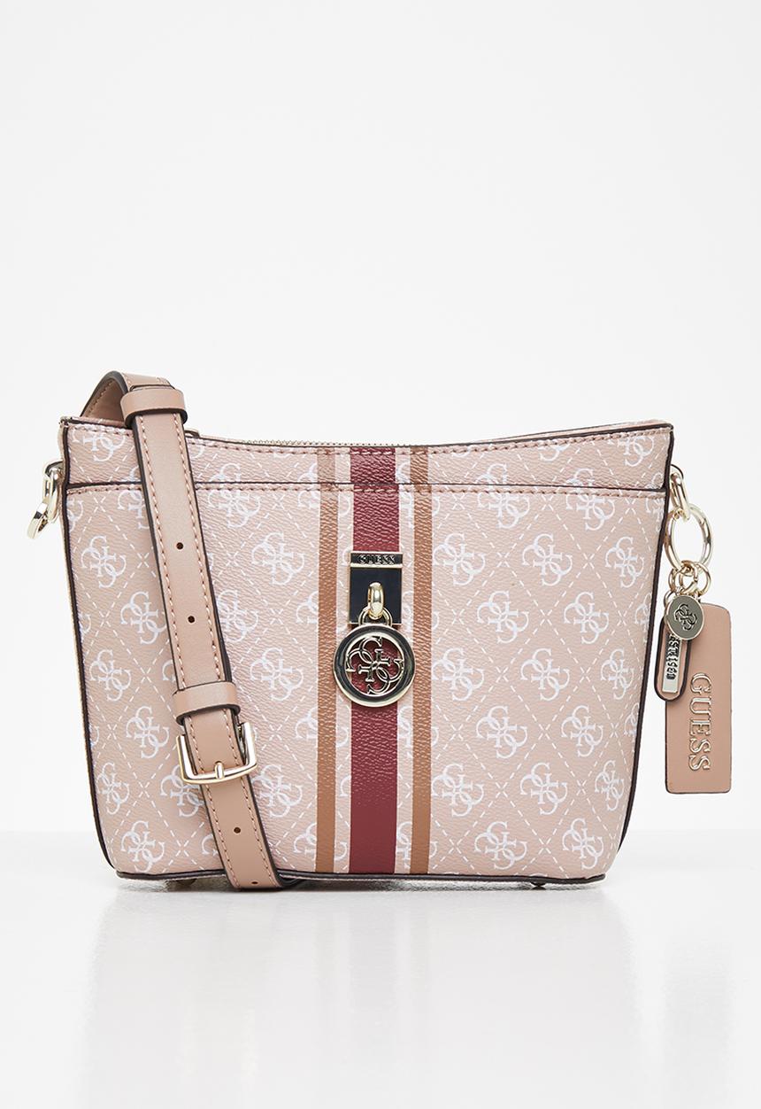 GUESS - Jensen crossbody bucket - rose