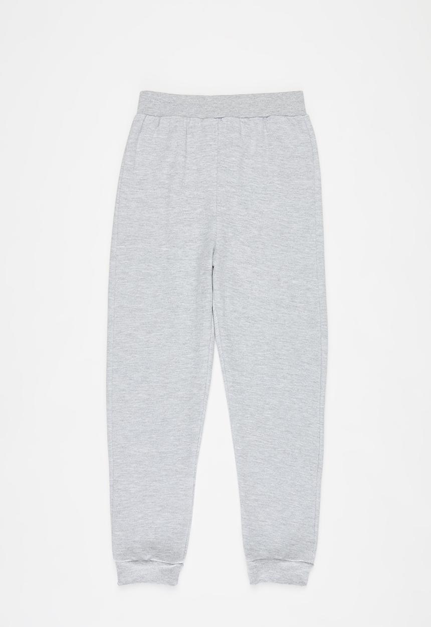 Pop Candy - Girls 2 pack joggers - purple & grey