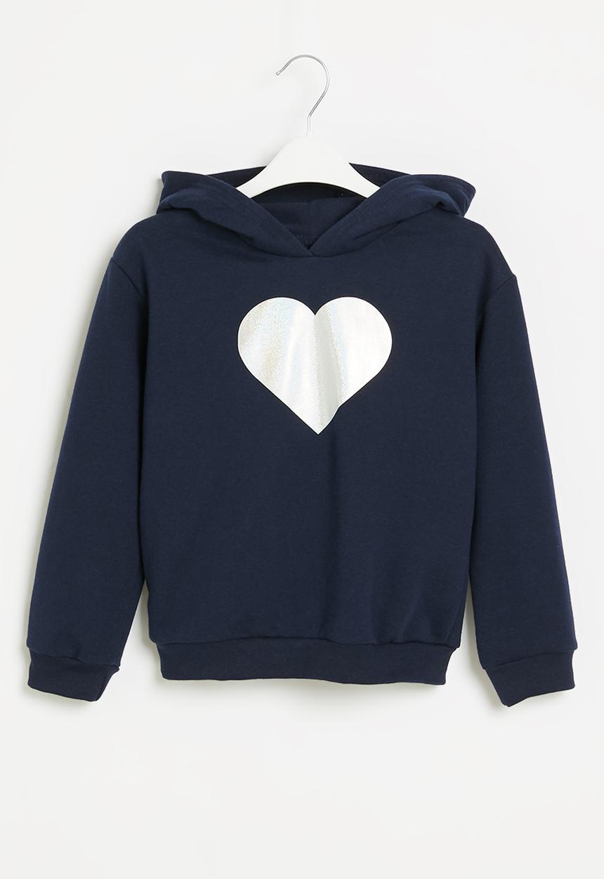 Pop Candy - Girls pullover hoodie - navy
