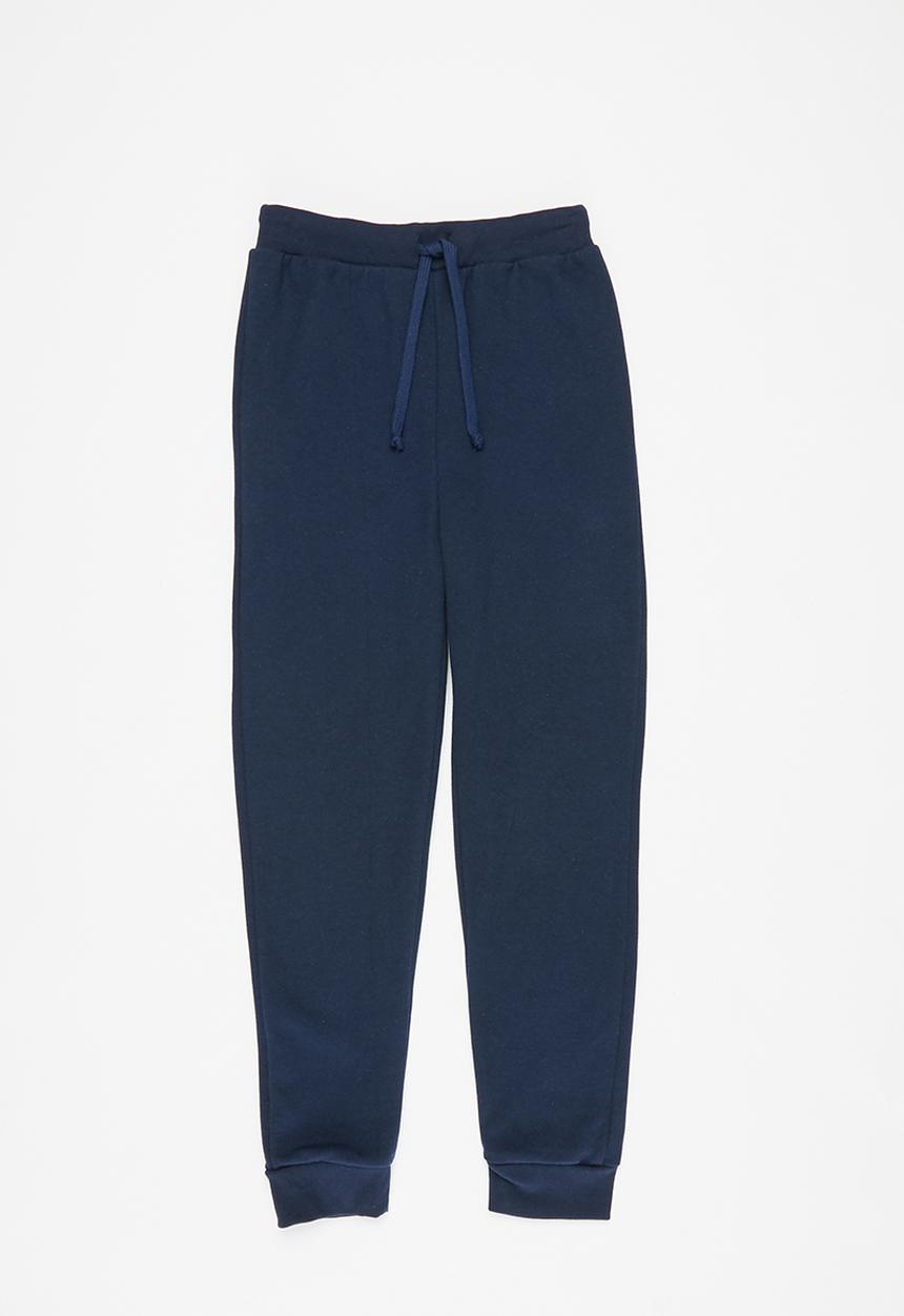 Pop Candy - Boys 2 pack joggers - navy & grey