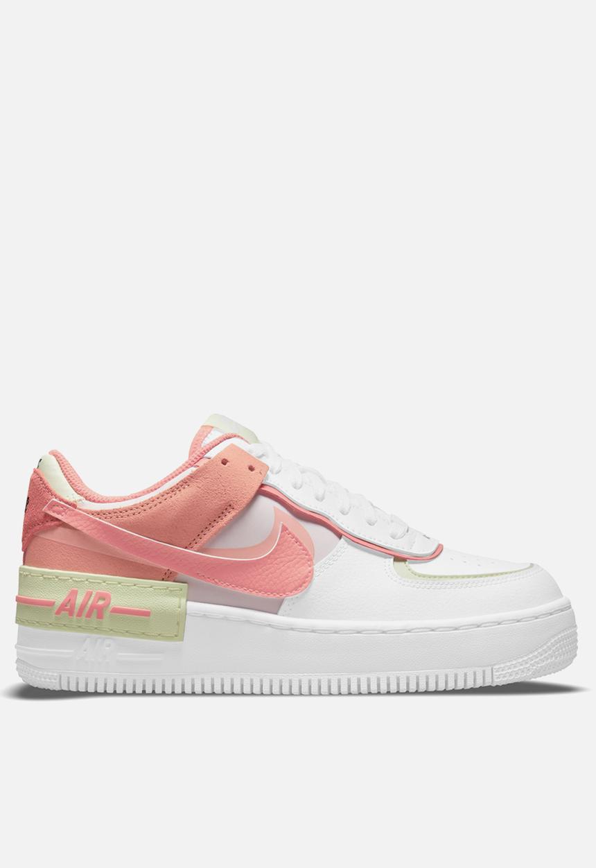 Nike - Air Force 1 shadow - white/magic ember-crimson bliss-lime ice