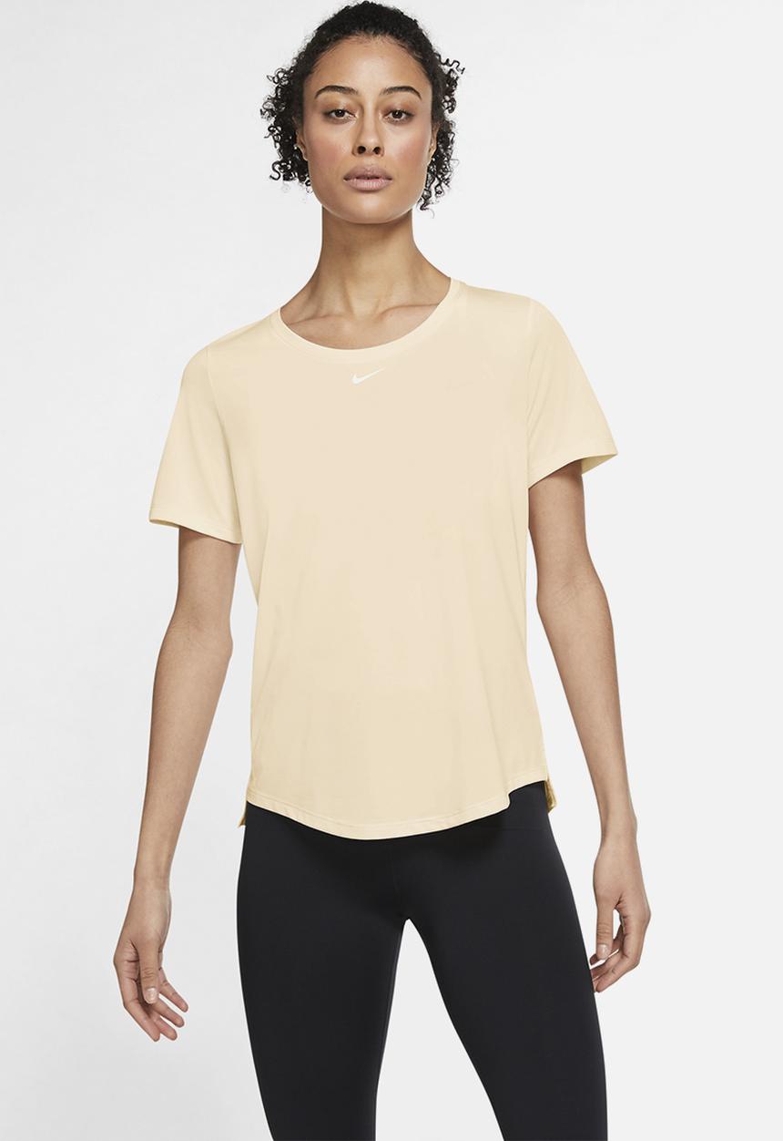 Nike - Nsw short sleeve top - beige 