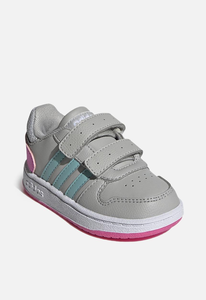 adidas Originals - Hoops 2.0 cmf i - grey two/mint ton/screaming pink