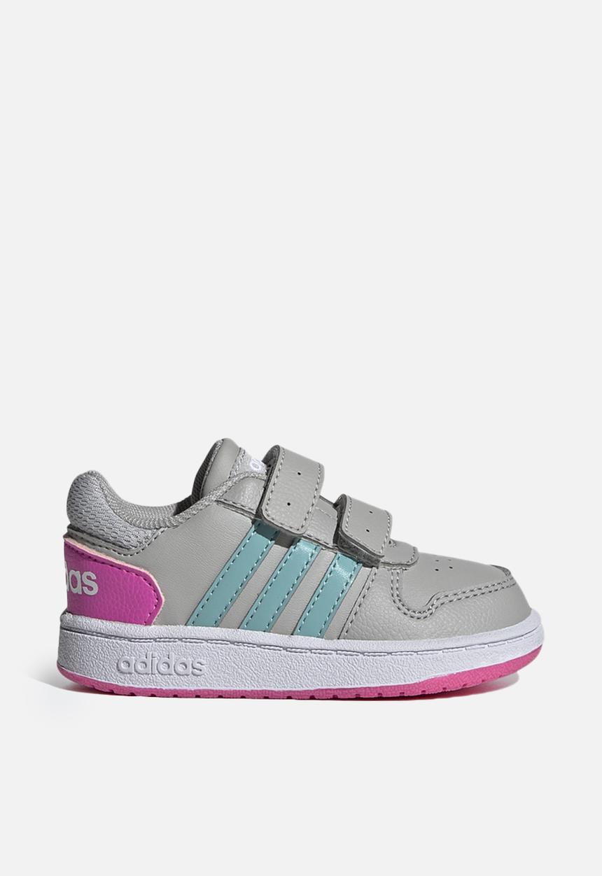 adidas Originals - Hoops 2.0 cmf i - grey two/mint ton/screaming pink