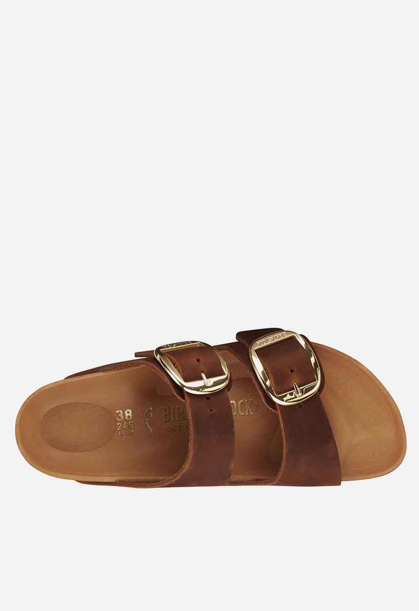 Birkenstock - Arizona big buckle oiled leather regular - cognac