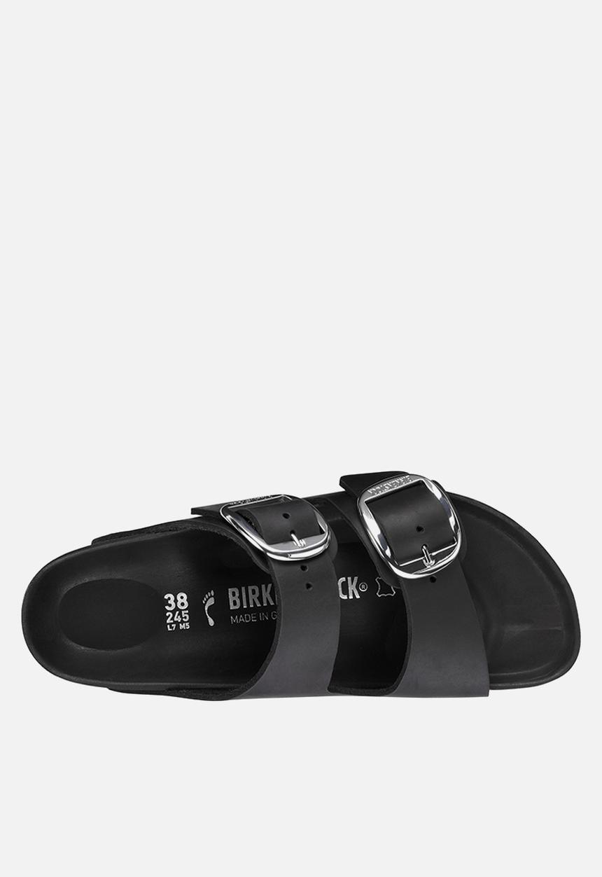 Birkenstock - Arizona big buckle oiled leather regular - black