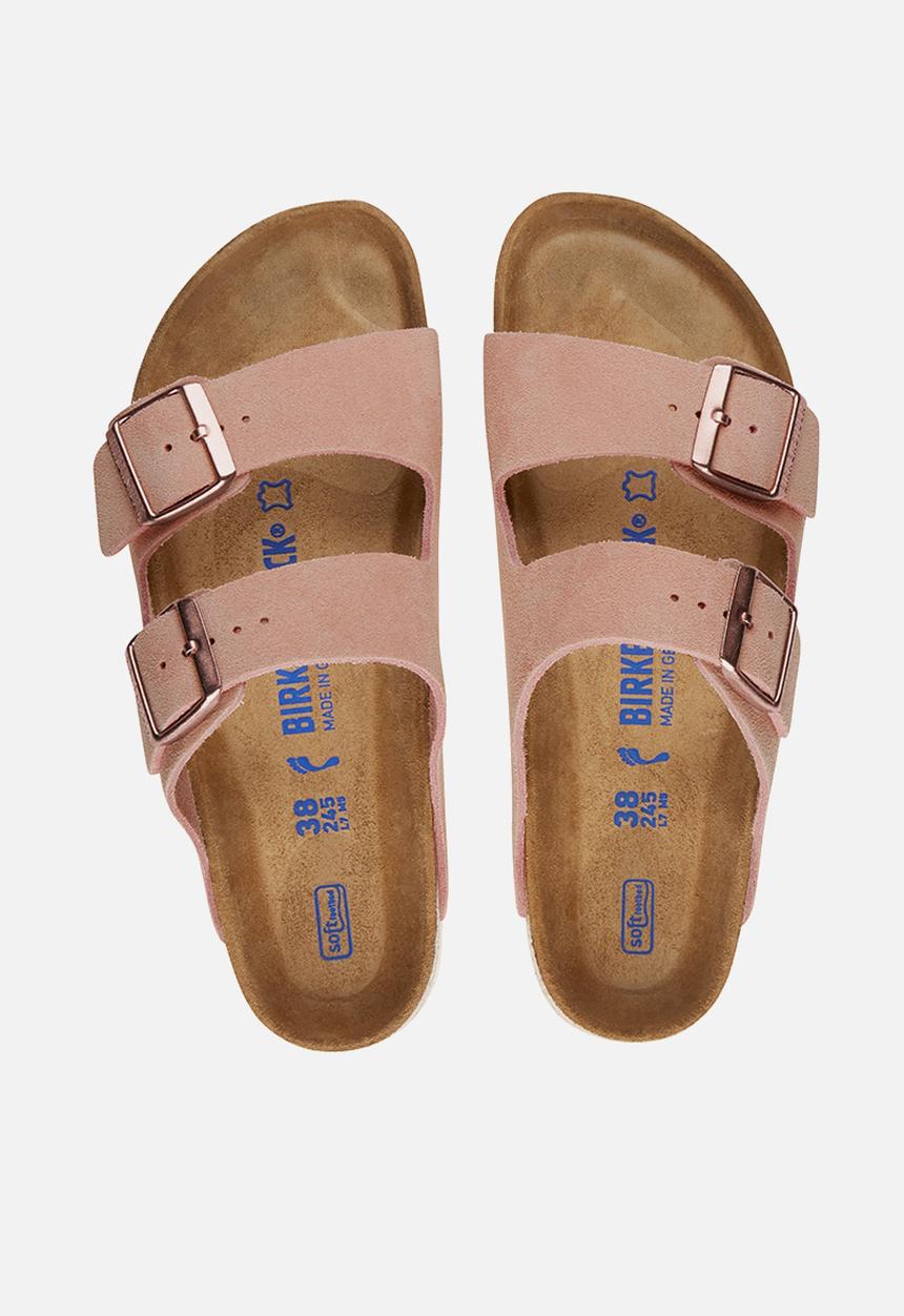 Birkenstock - Arizona sfb suede leather regular - light rose