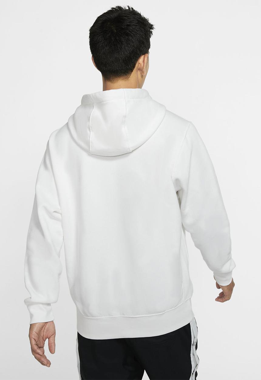 Nike - NSW Club BB Men's Graphic Pullover Hoodie - white/black