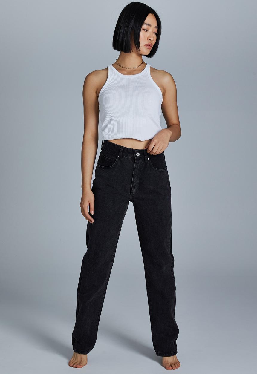 Cotton On - Petite straight jean - midnight black