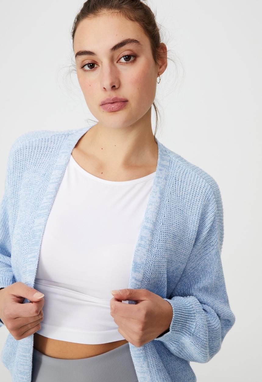 Cotton On - Cotton crop cardi - blue