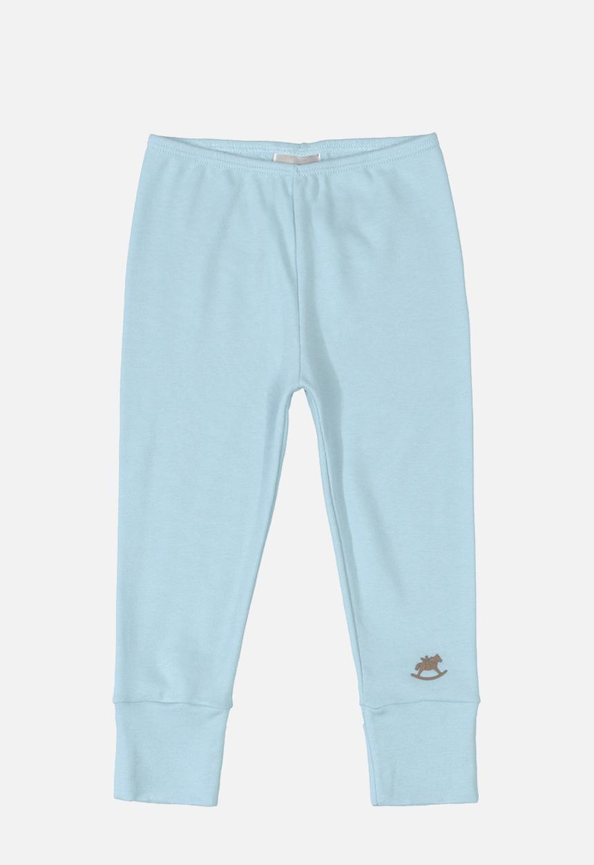 UP Baby - Soft jersey cotton pants - light blue