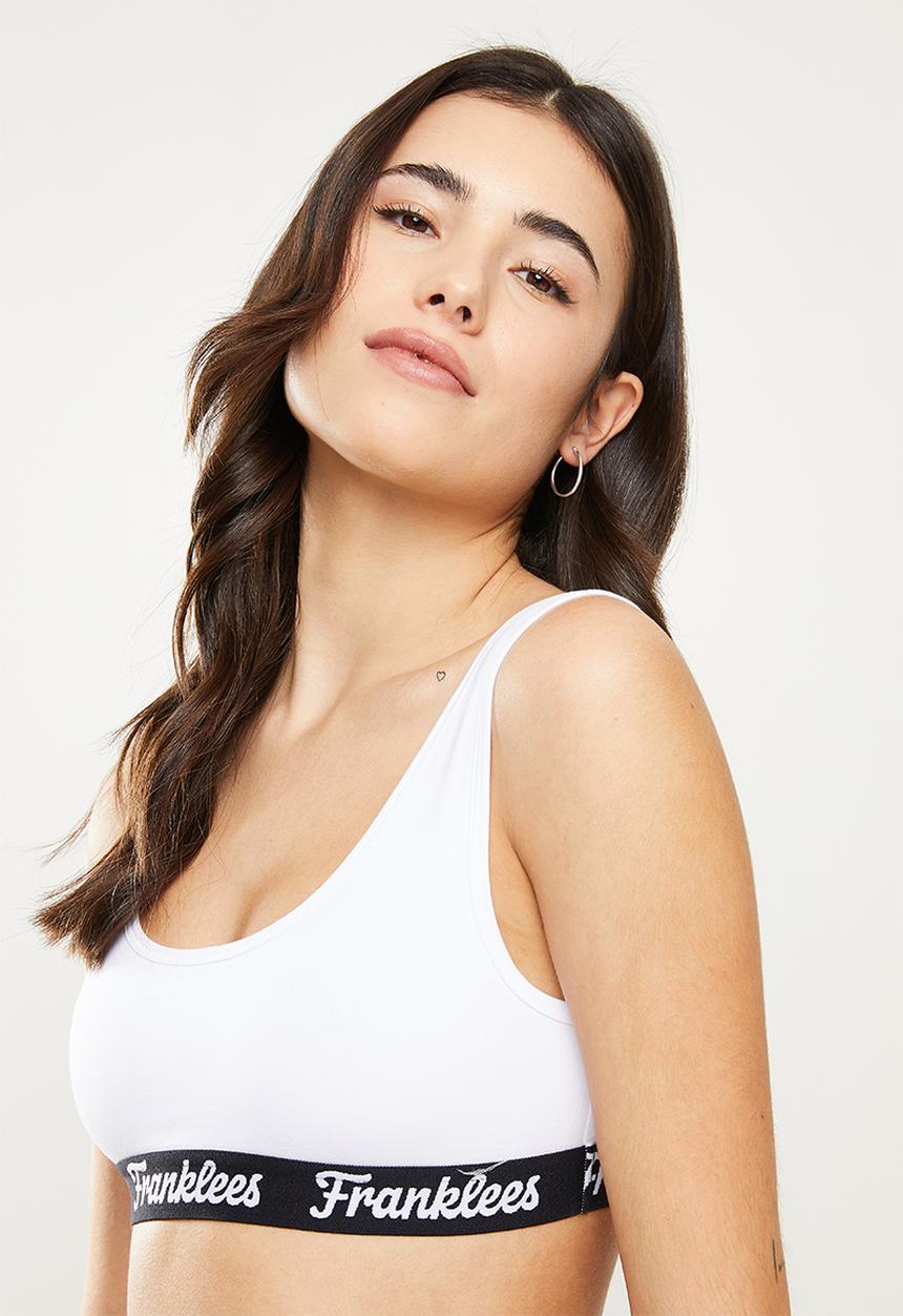 Franklees - U-back bralette - white