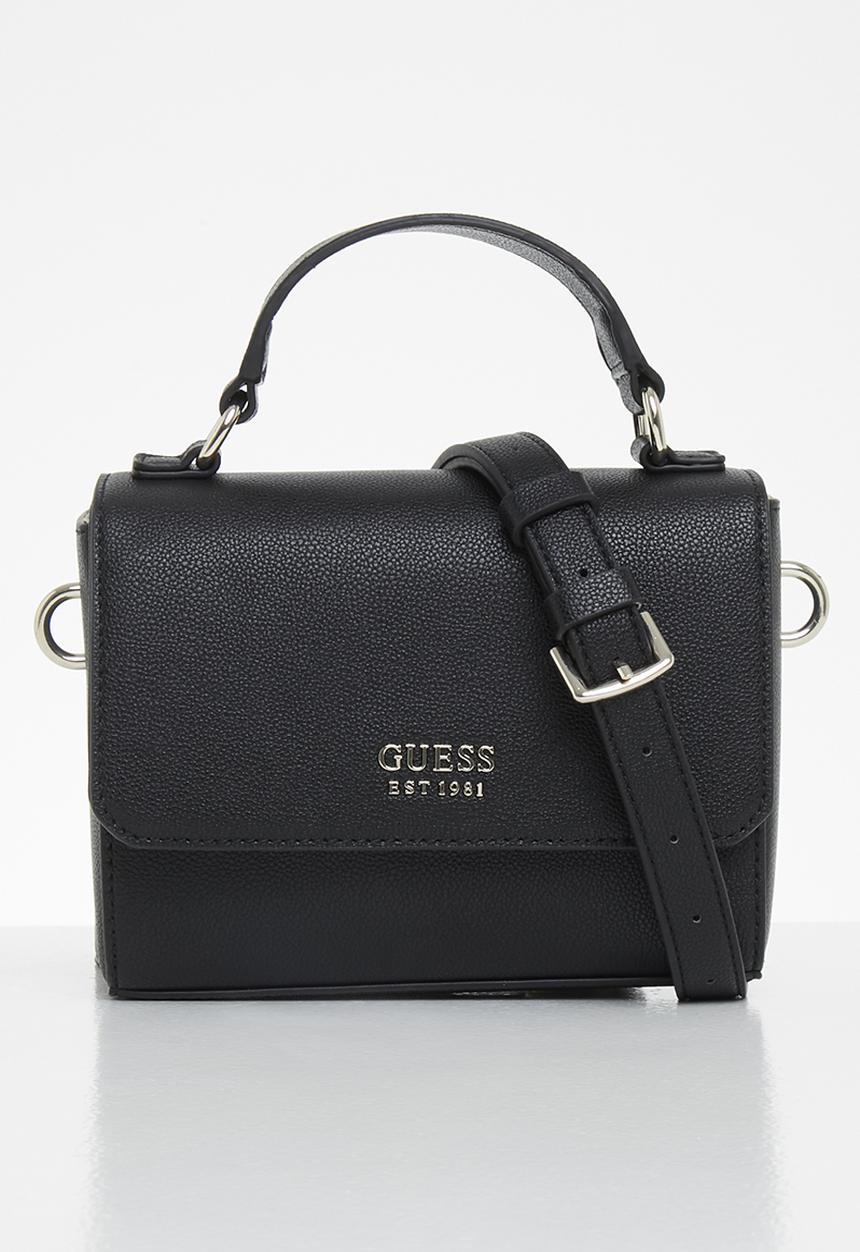 GUESS - Little paris mini cross-body flap - black