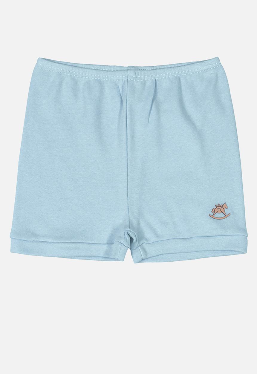 UP Baby - Soft jersey cotton shorts - light blue