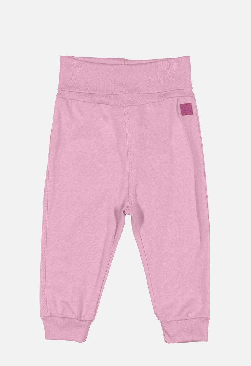 UP Baby - Soft cotton jersey pants - pink