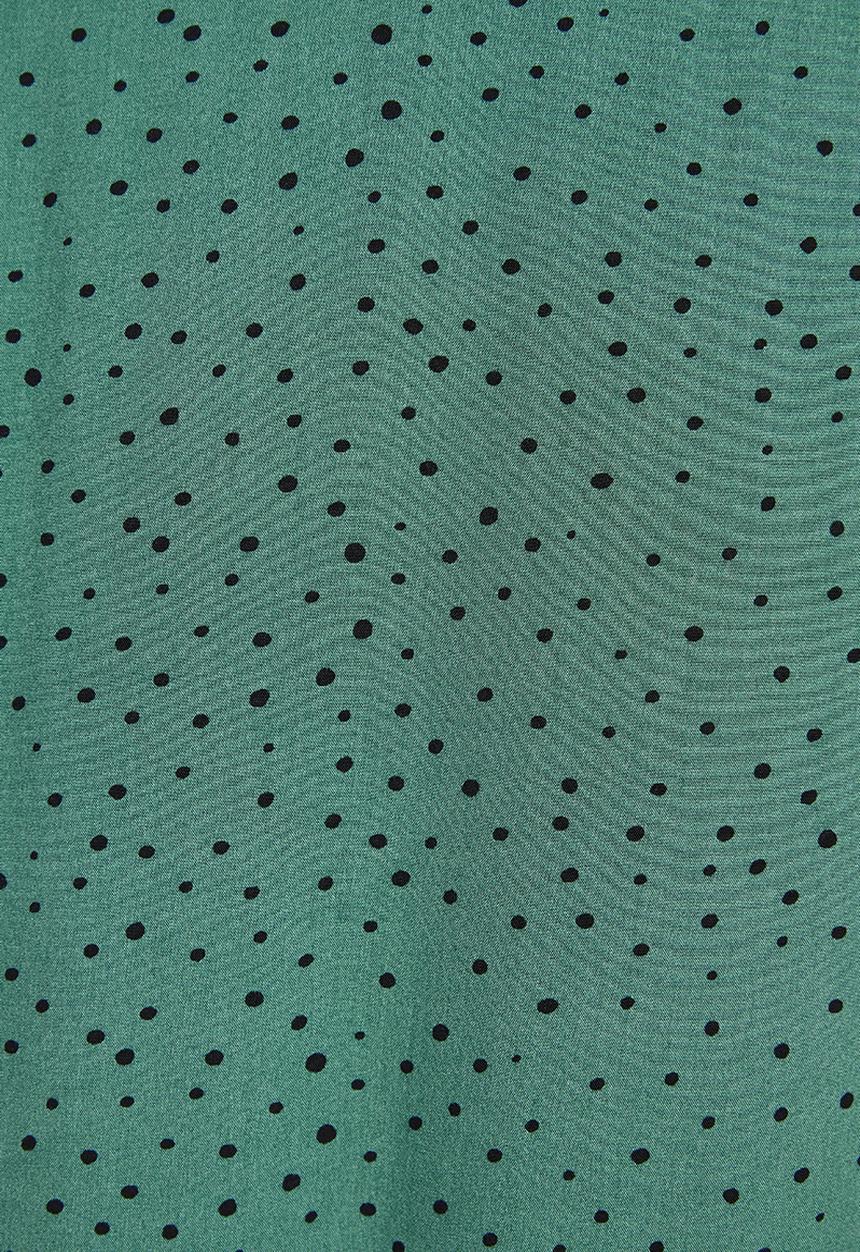 MILLA - Mini smock dress - green & black 
