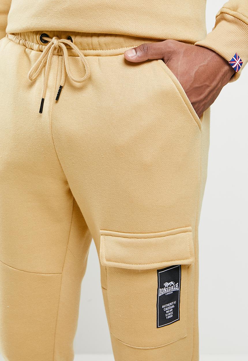 Lonsdale - Cargo hoody trackbottom - beige