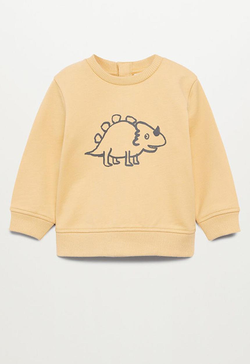 MANGO - Sweatshirt saurus - yellow