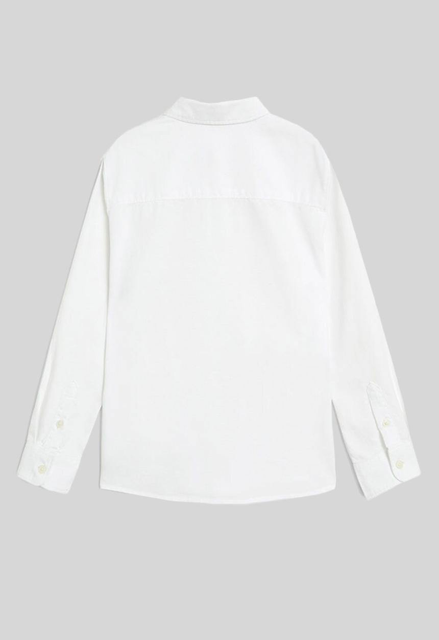 MANGO - Shirt oxford - white