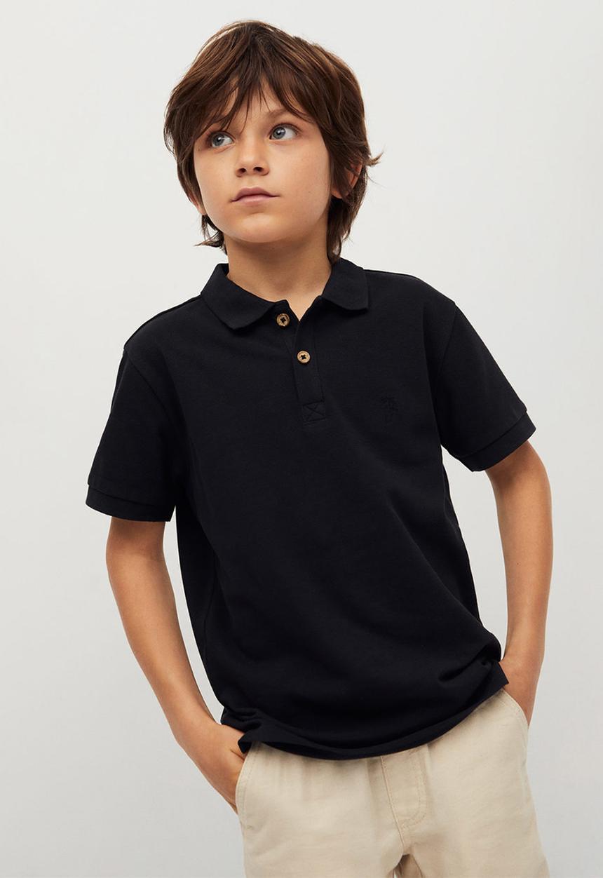 MANGO - T-shirt polo-i - black