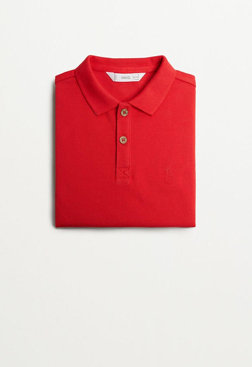 MANGO - T-shirt polo - red