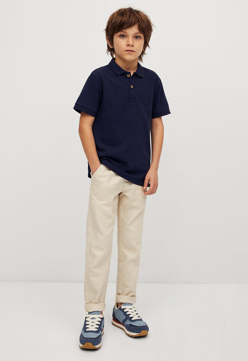 MANGO - T-shirt polo-i - navy