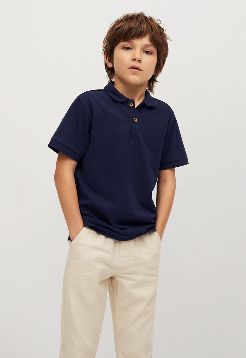 MANGO - T-shirt polo-i - navy