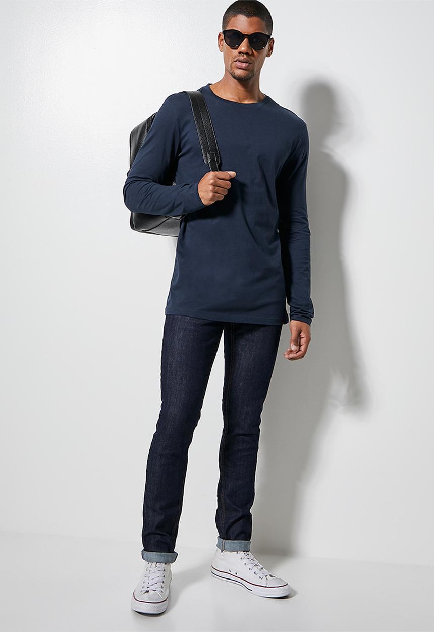 Superbalist - 3 Pack Nate long sleeve crew neck tee - multi