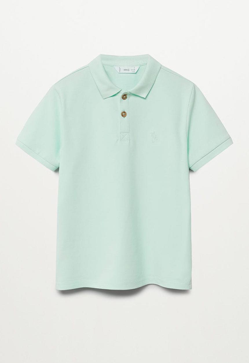 MANGO - T-shirt polo-i - green