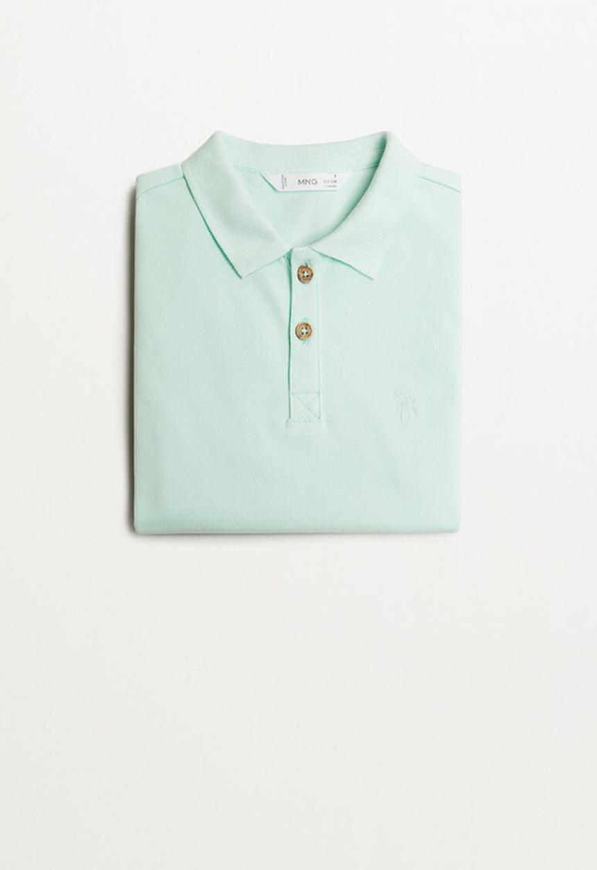 MANGO - T-shirt polo-i - green