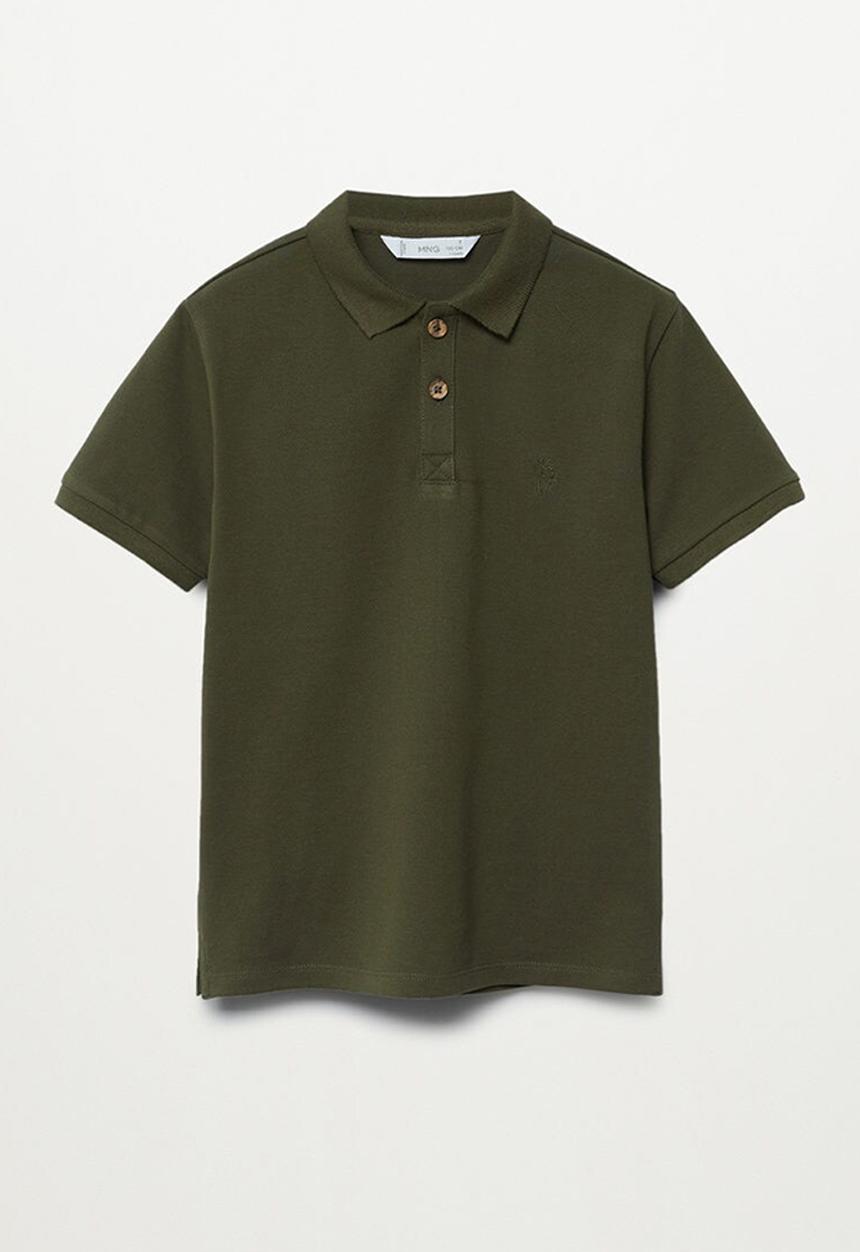 MANGO - T-shirt polo - khaki