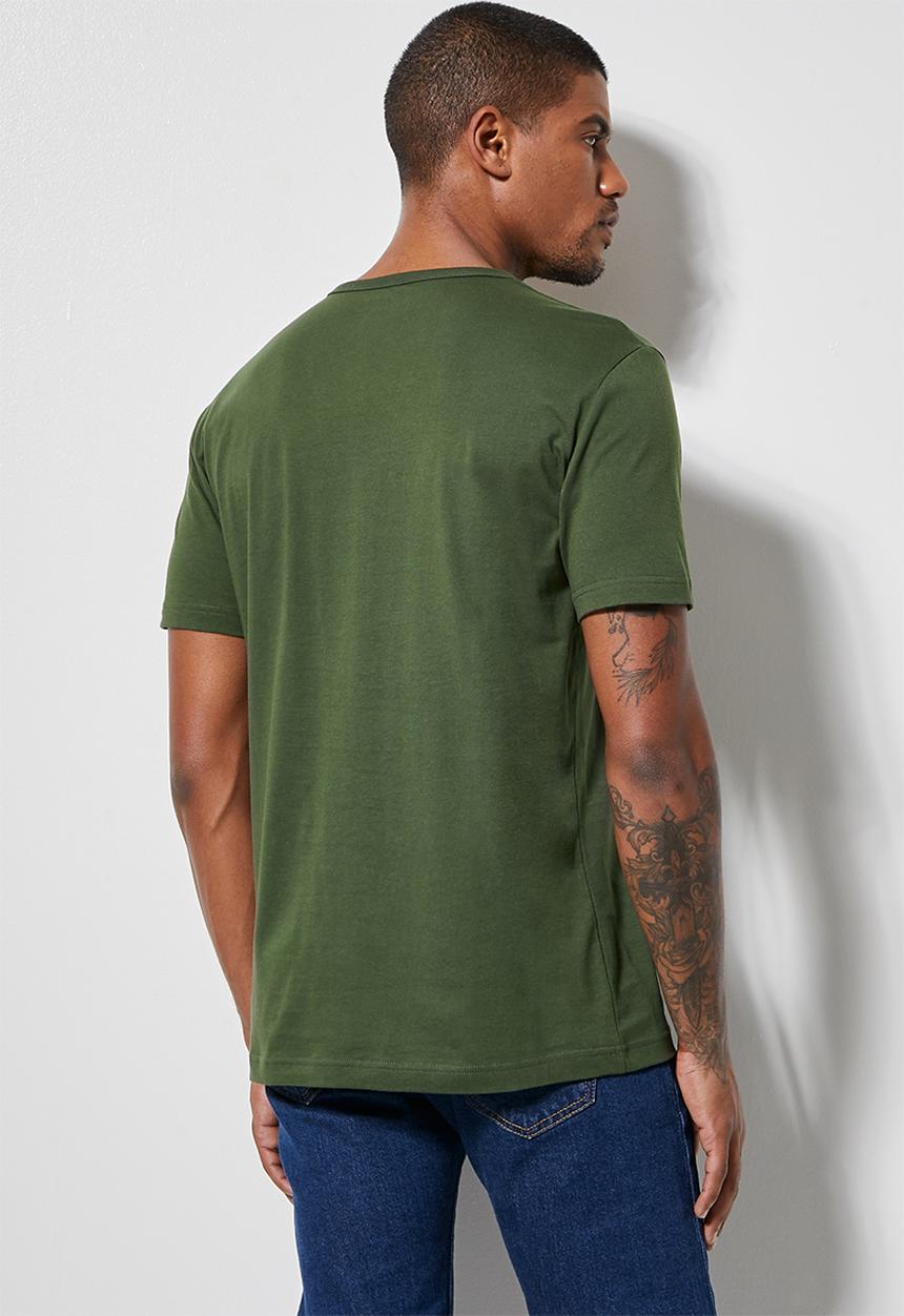 Superbalist - Florida henley tee - khaki green