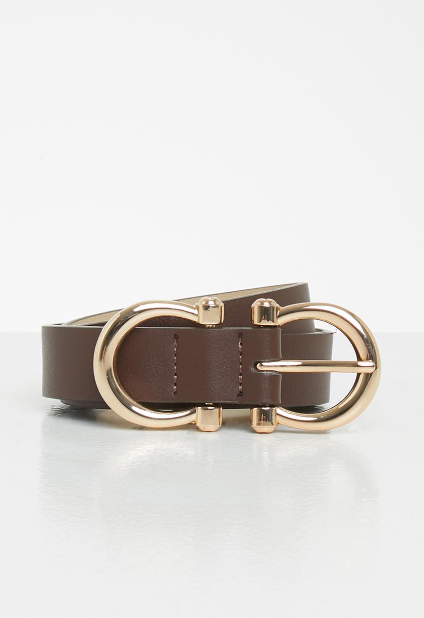 Rubi - Buckle up belt - brown