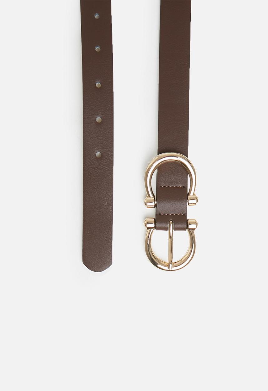 Rubi - Buckle up belt - brown