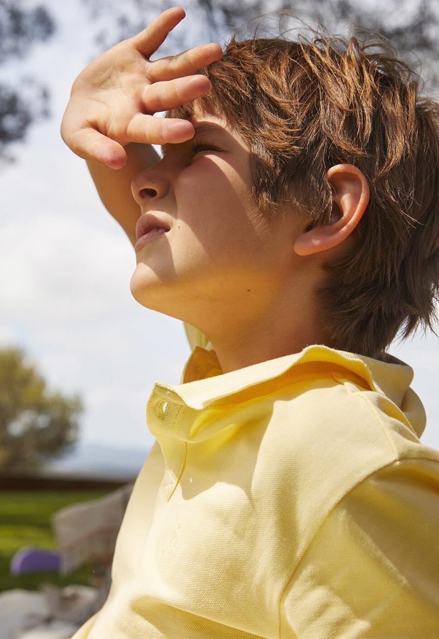 MANGO - T-shirt polo-i - yellow