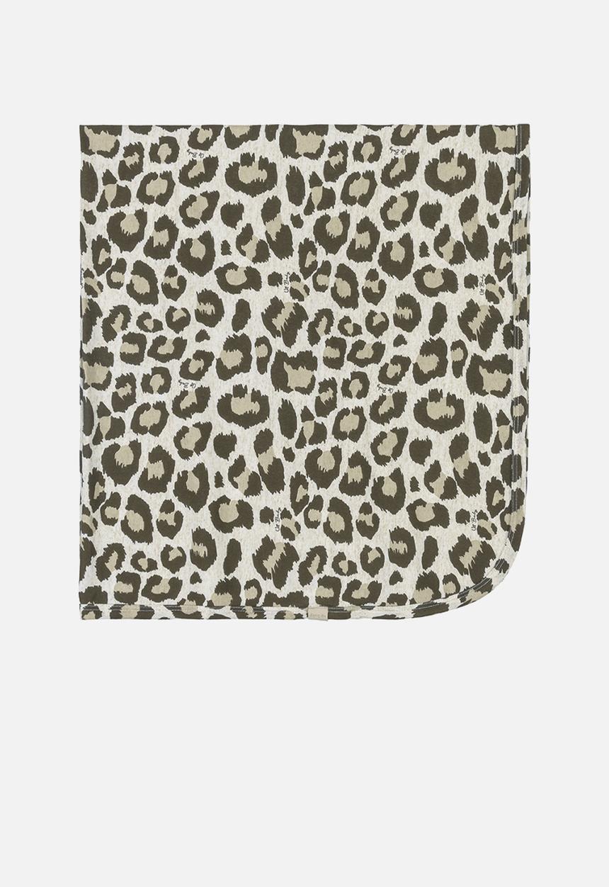 UP Baby - Leopard print blanket - light brown