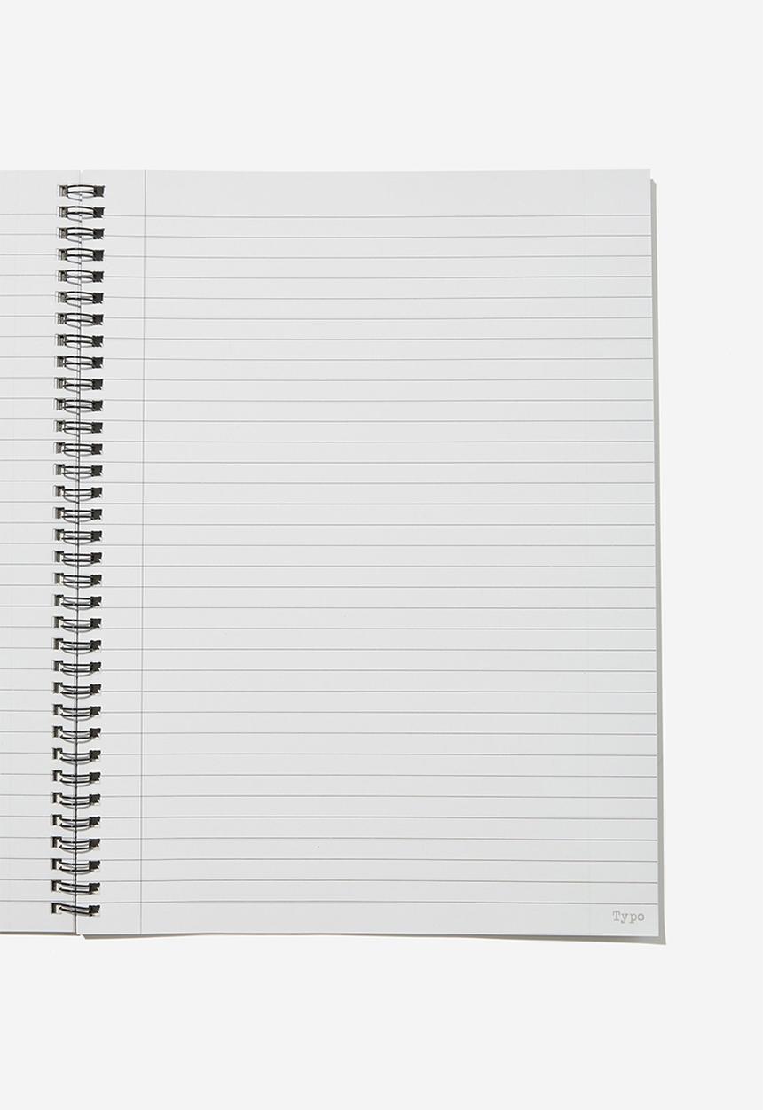 Typo - A4 spinout notebook recycled-lcn wb space jam 2 dip dye