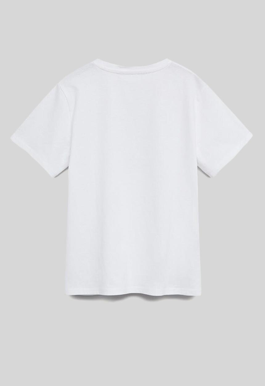 MANGO - T-shirt future - white