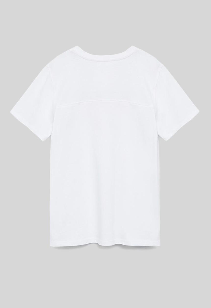 MANGO - T-shirt paint - white