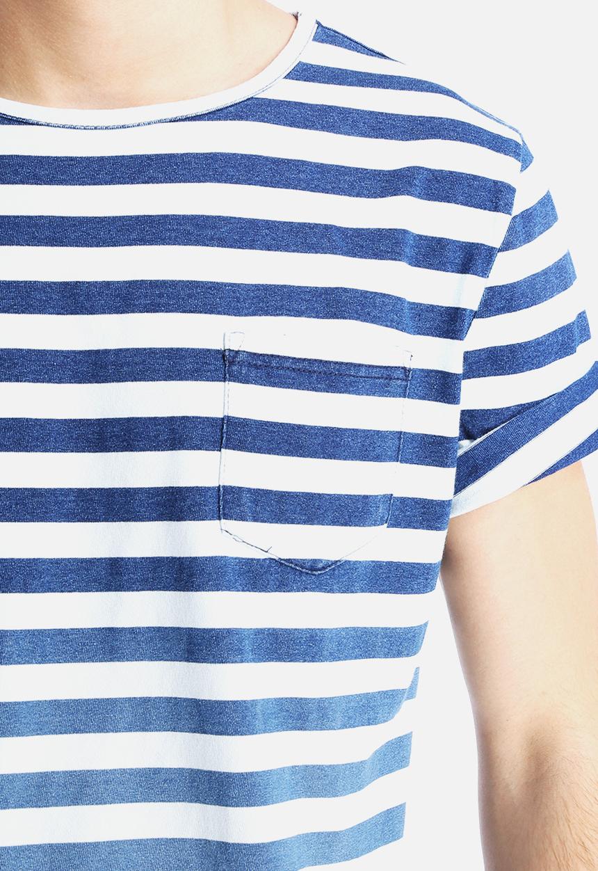 Native Youth - Dip Dye Indigo Crew