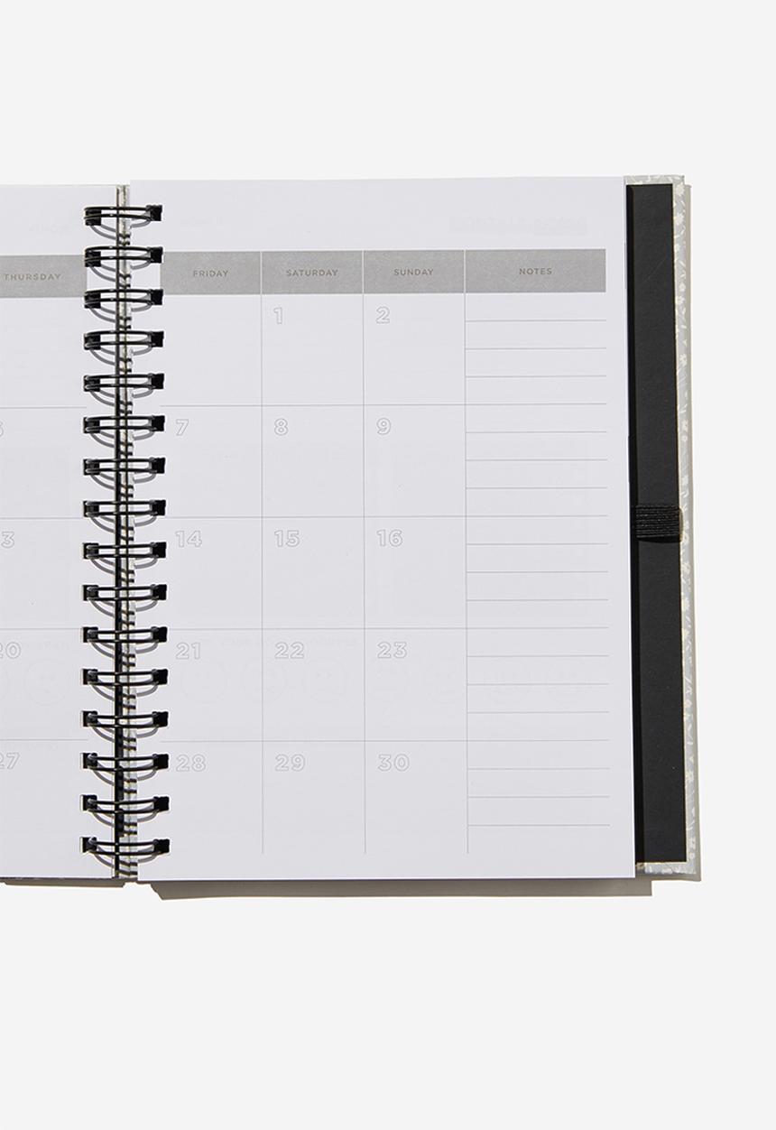 Typo - Student planner 2021/22-cool grey meadow ditsy