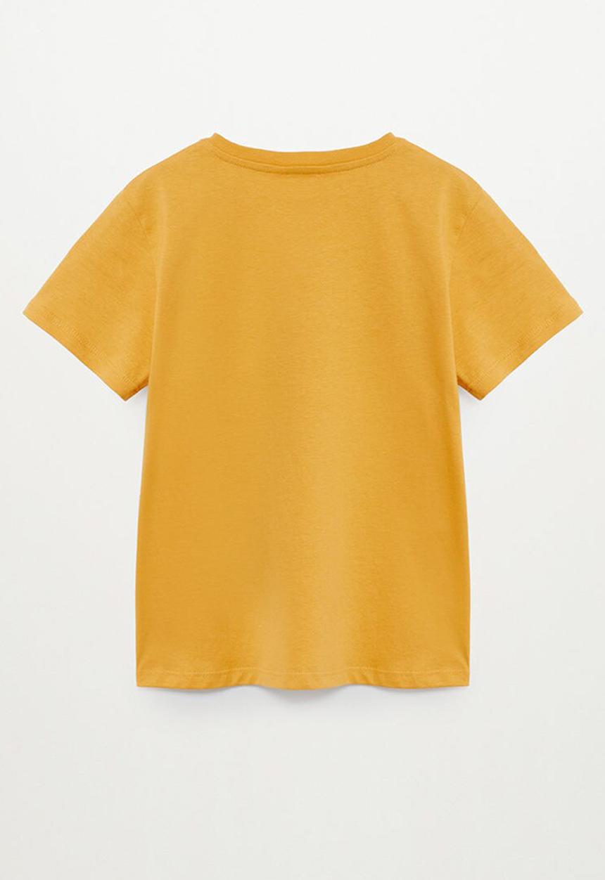 MANGO - T-shirt leon - yellow