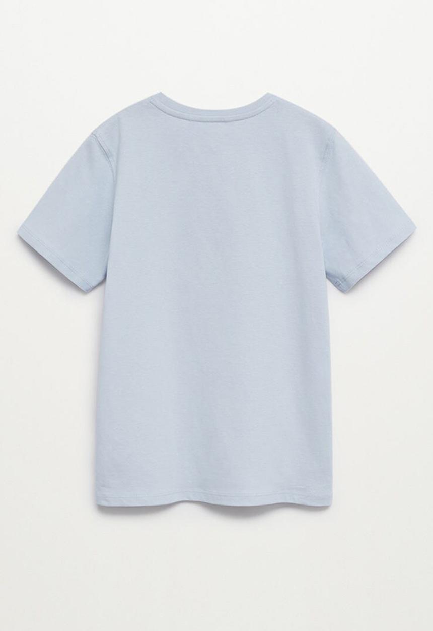 MANGO - T-shirt skater - blue