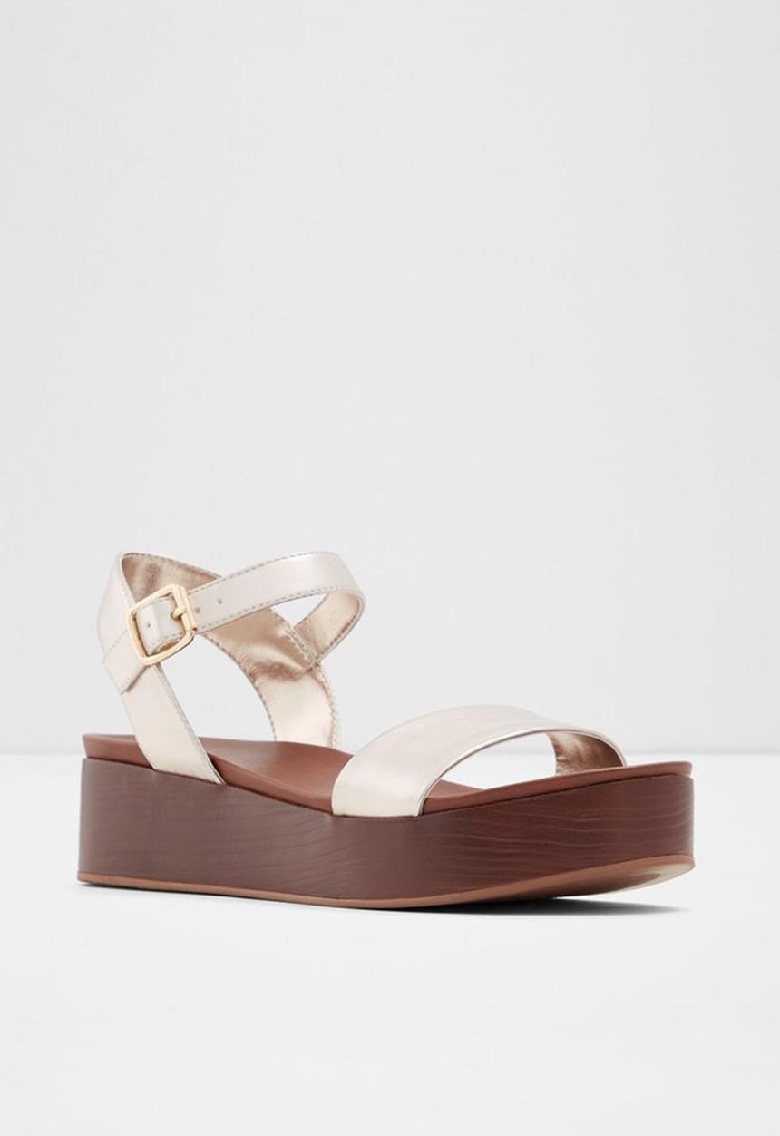 ALDO - Cobbswel wedge heel - 041 light silver