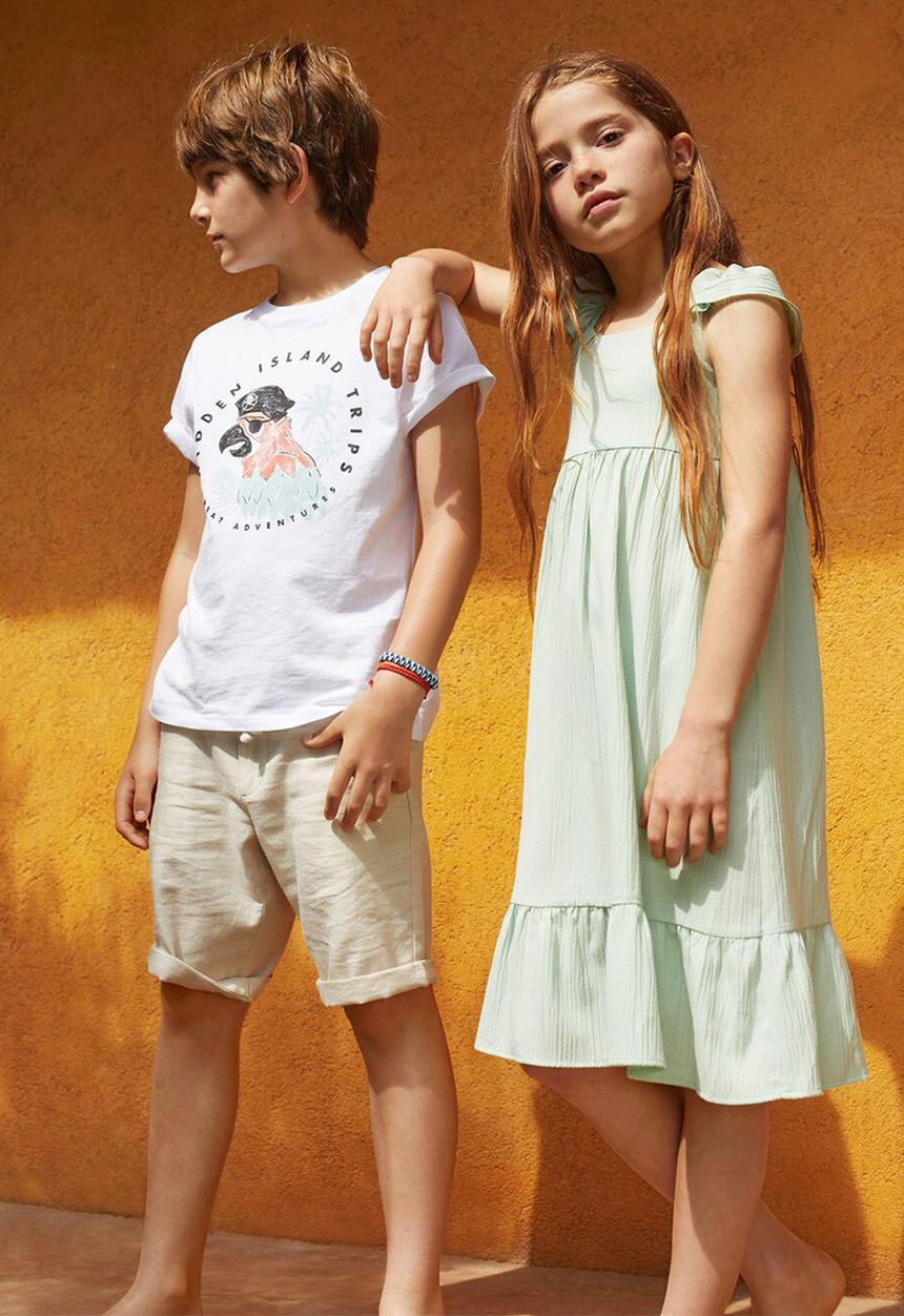 MANGO - T-shirt loro - white