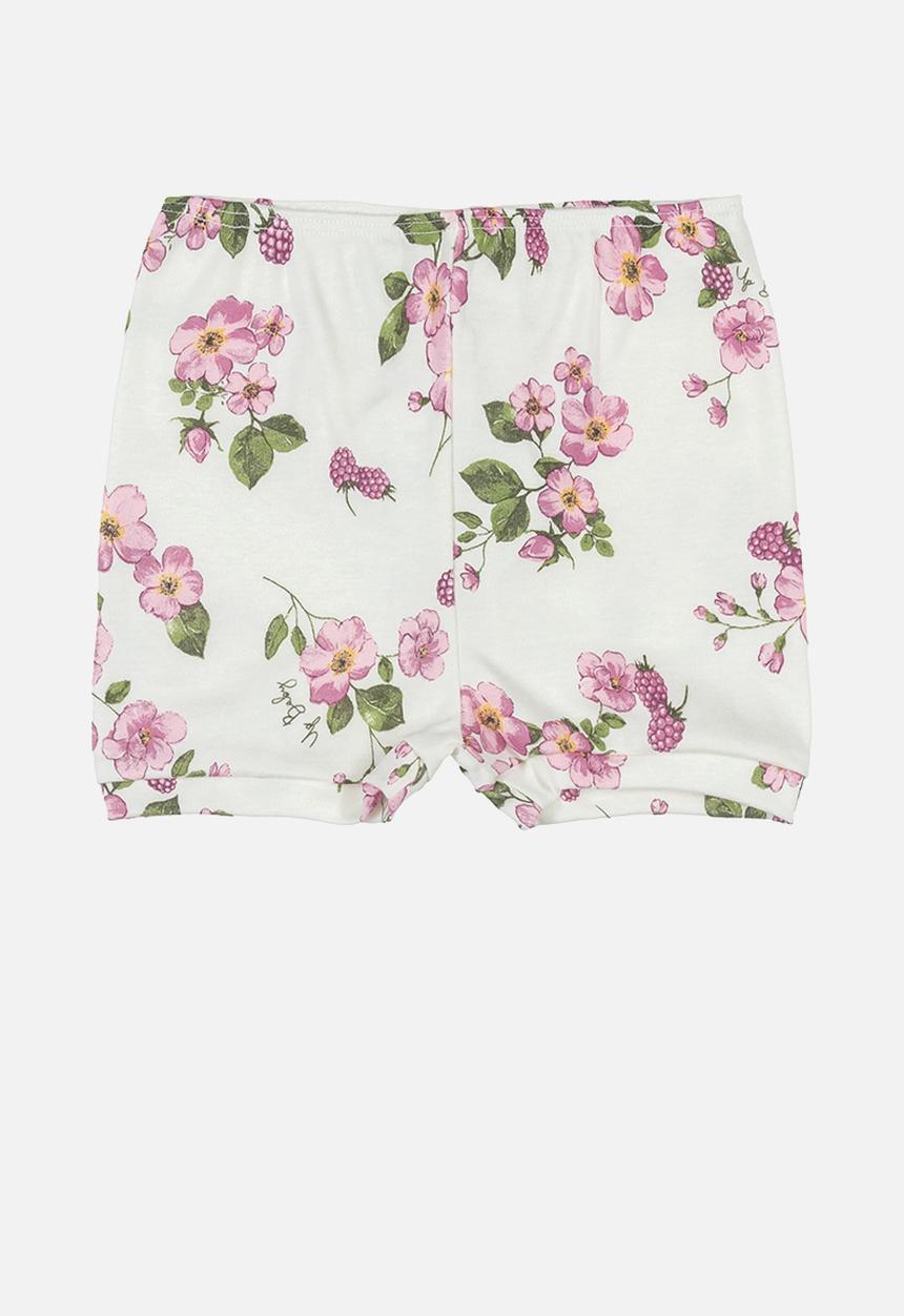 UP Baby - Floral shorts - off white